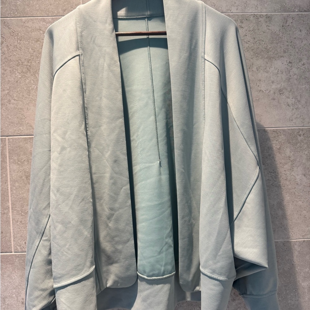 Lululemon Athletica Light Blue Softstreme Bomber Jacket